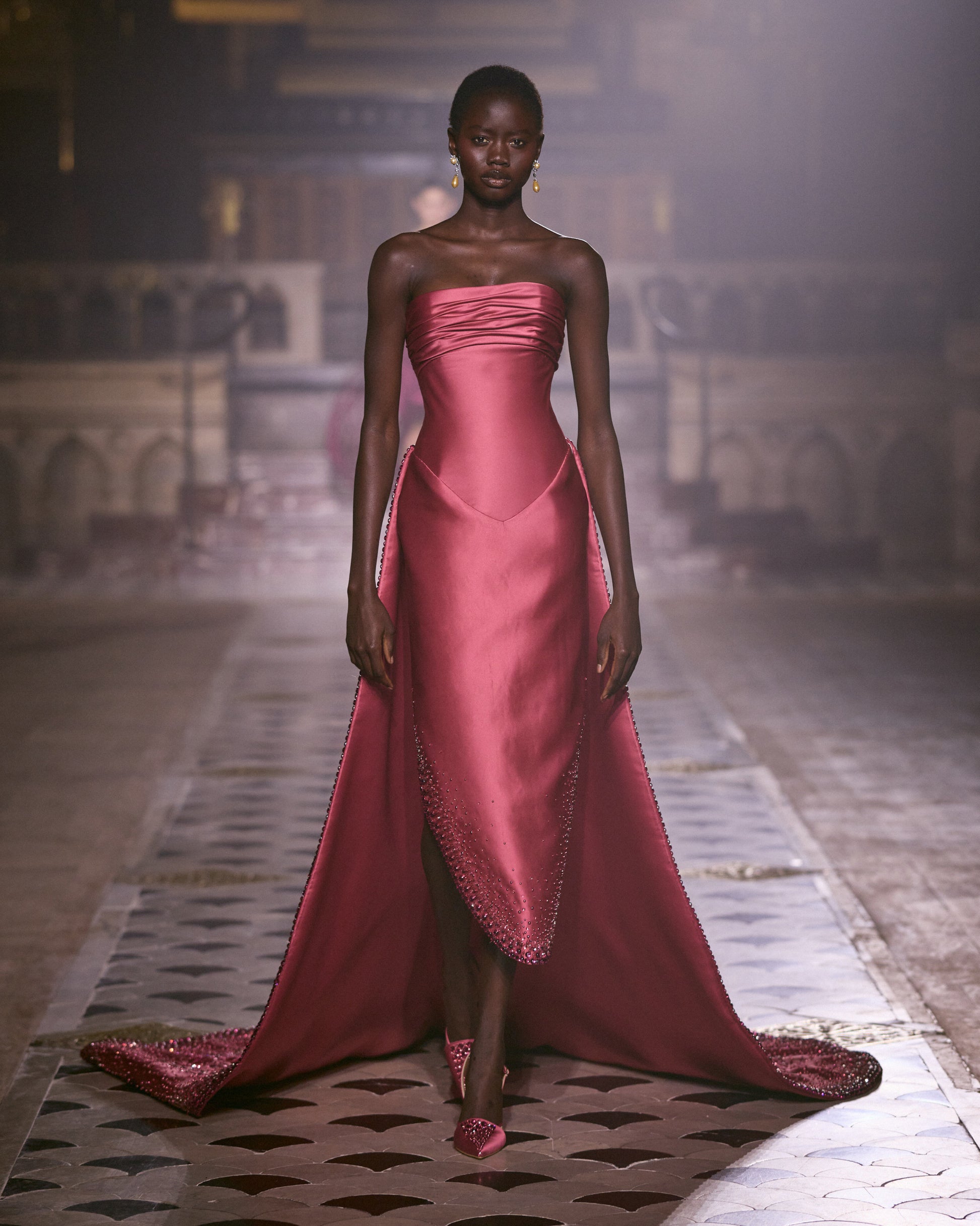 georges hobeika red dress George Shobeika: Couture Fall 2025 Red Dress Showcase