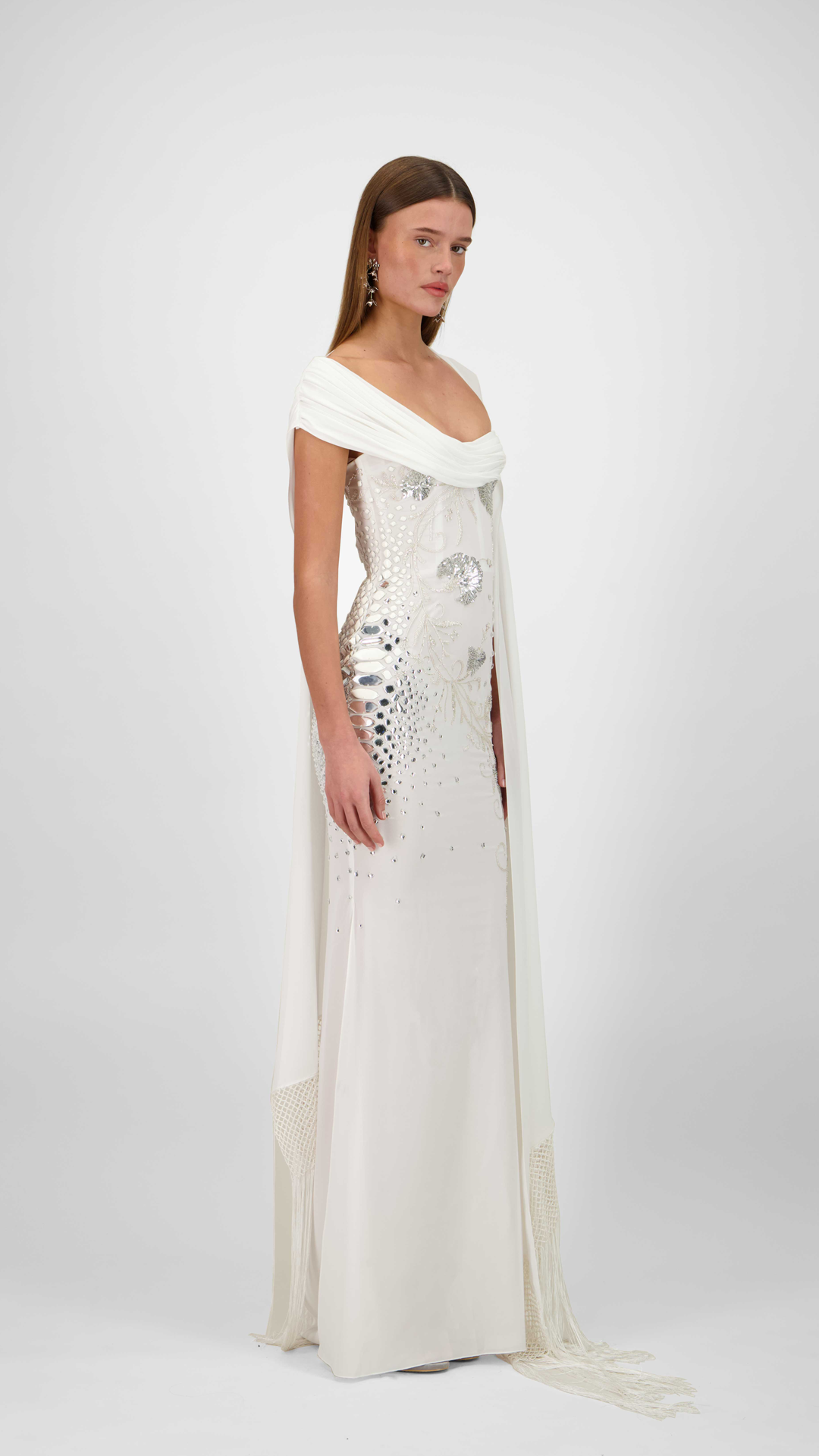 Beaded Long Dress – Georges Hobeika