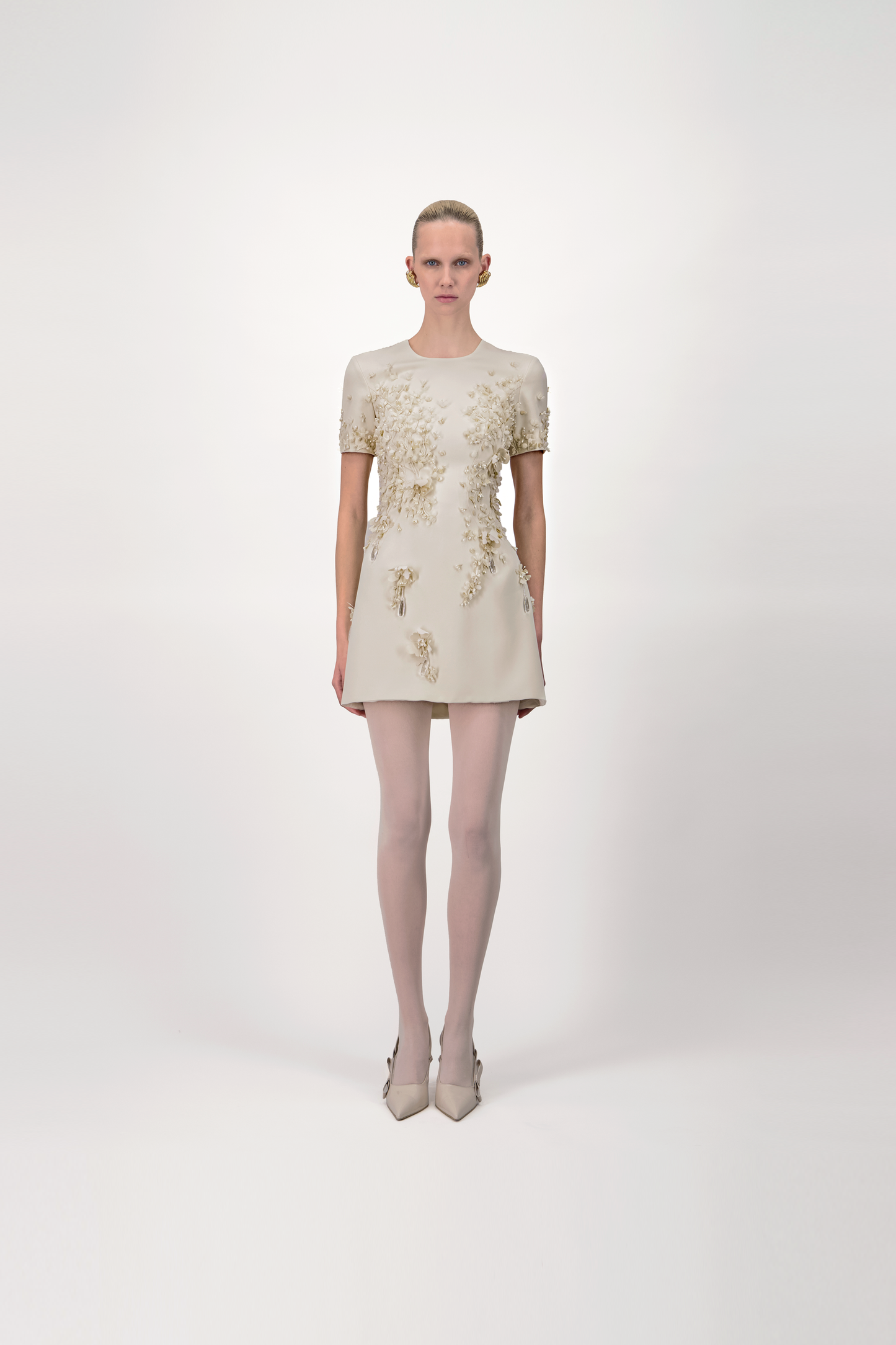 Floral Sprout Mini Dress