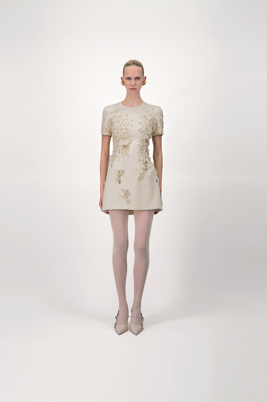 Floral Sprout Mini Dress