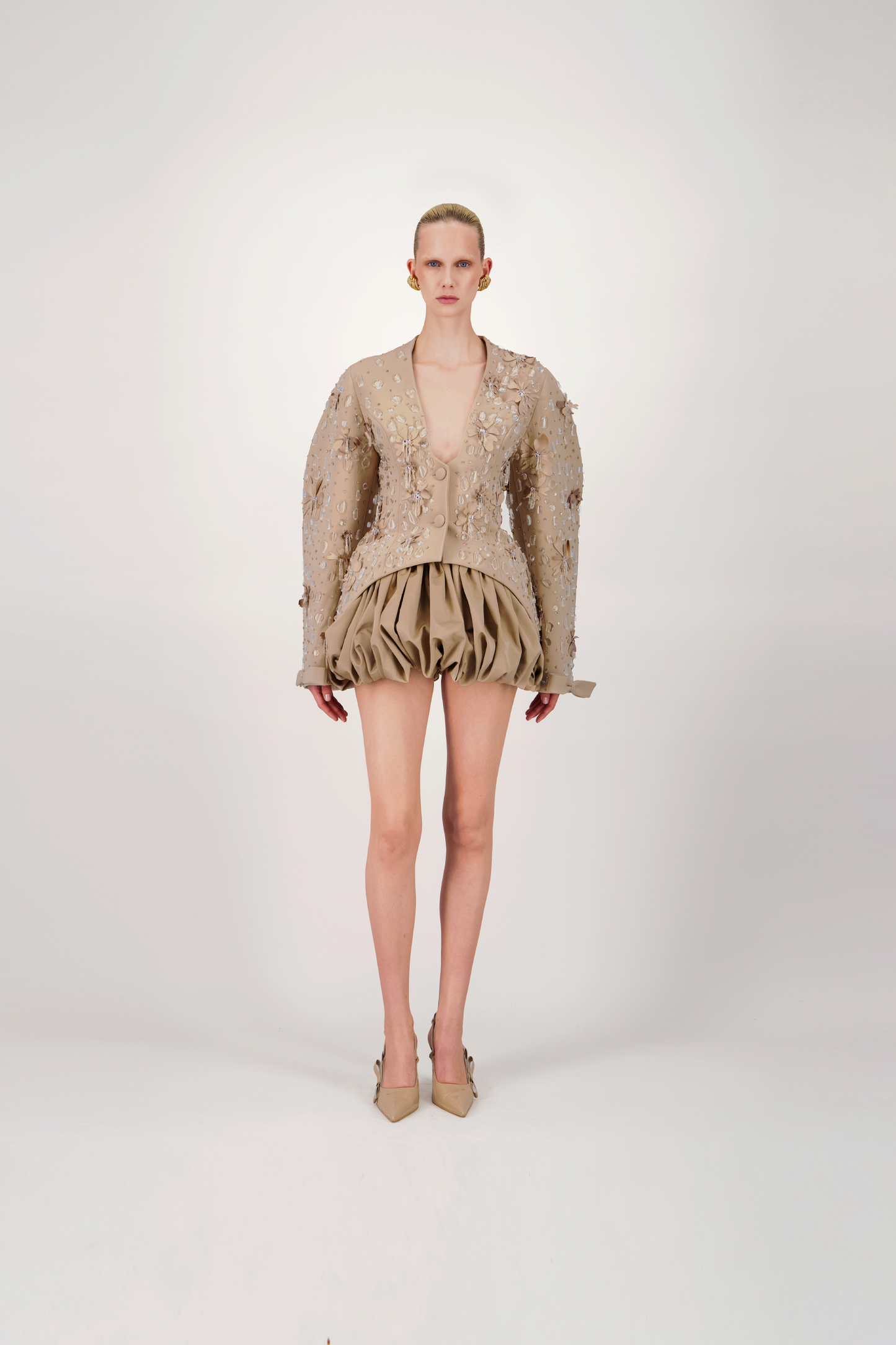 Embroidered Tailored Jacket