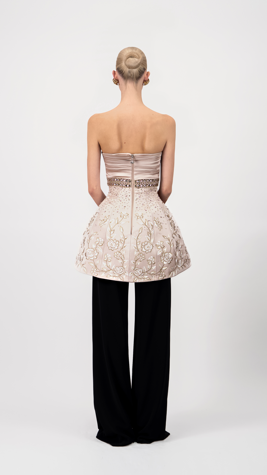 Strapless Draped Corset