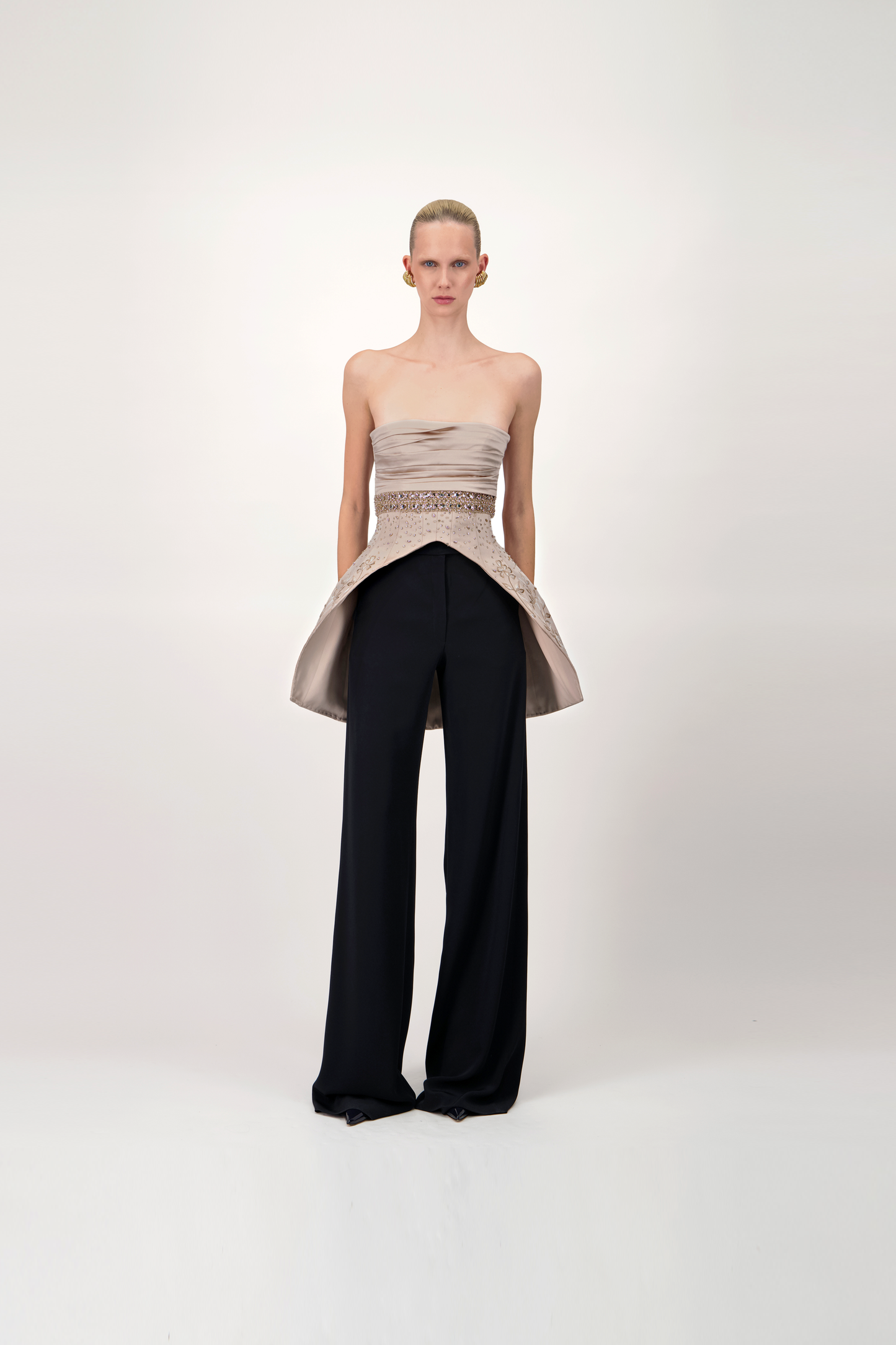 Strapless Draped Corset
