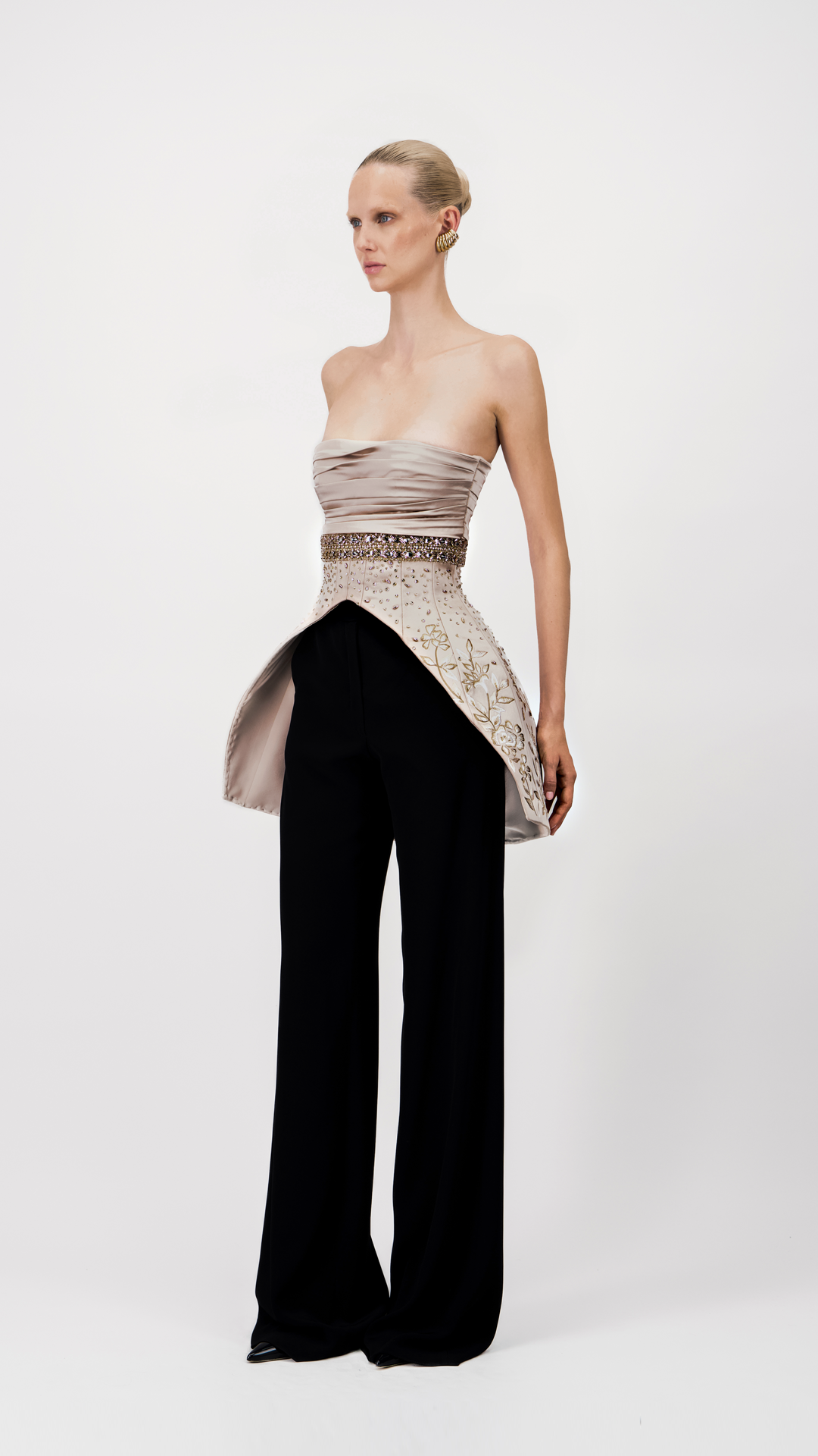 Strapless Draped Corset