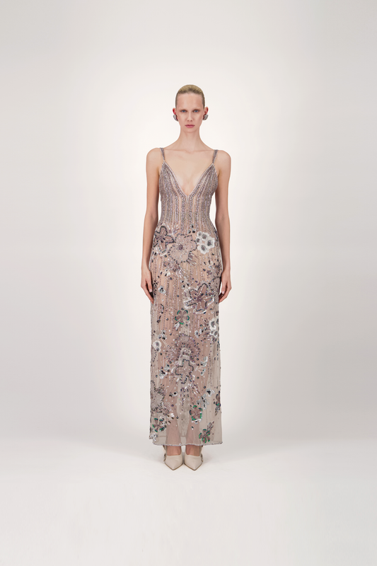 Radiant Floral Midi Dress