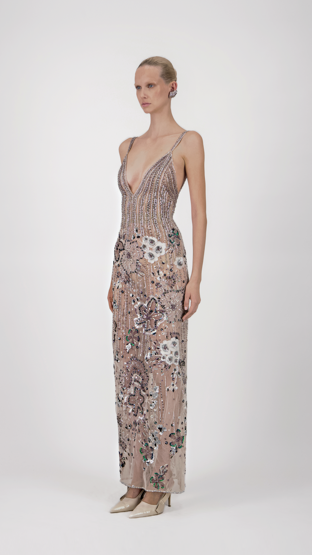 Radiant Floral Midi Dress