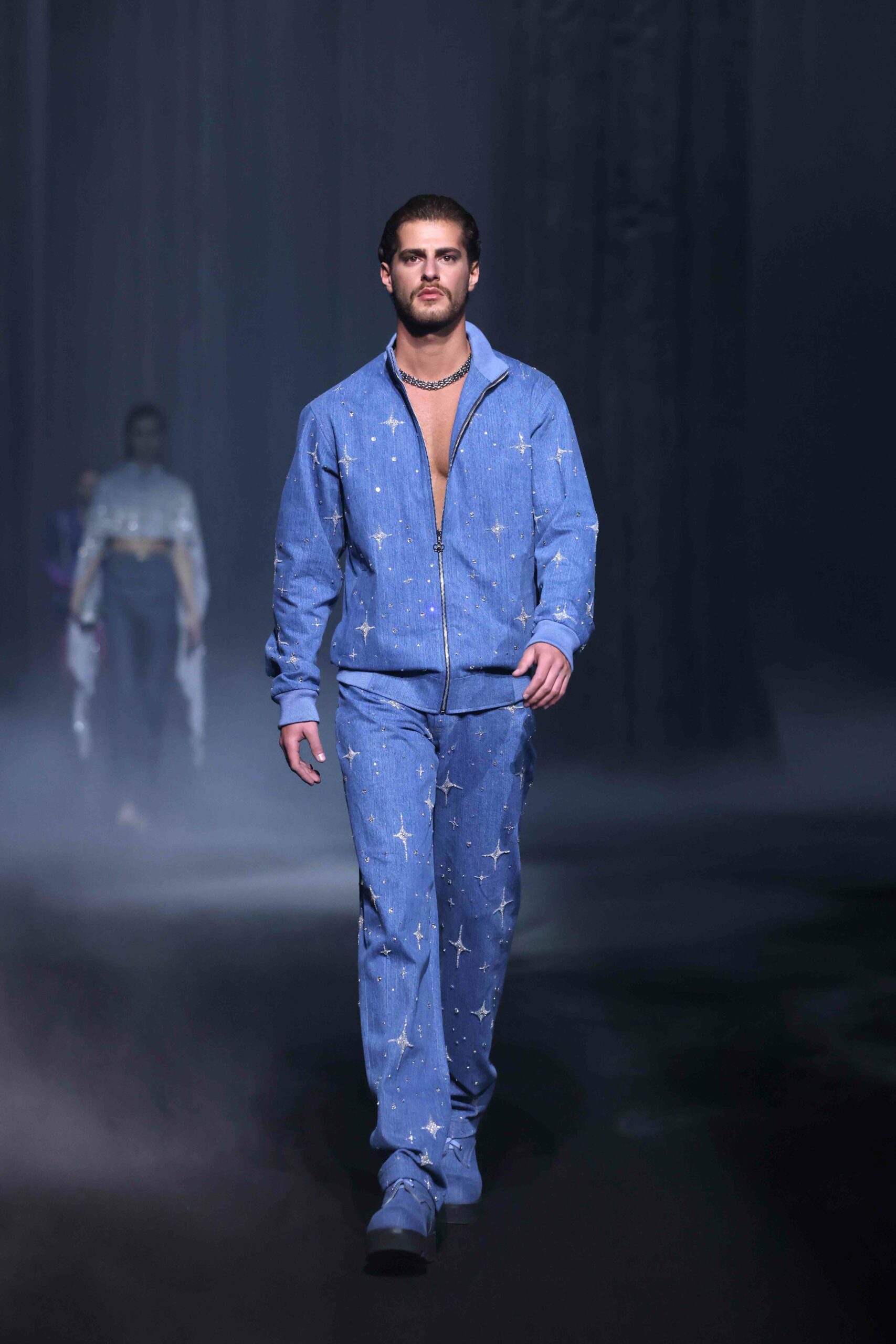 Louis Vuitton Mens Jeans 2023-24FW, Blue, 32